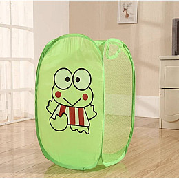 Корзина для іграшок UKC Baby Play 30х47 см Жабка Зелений