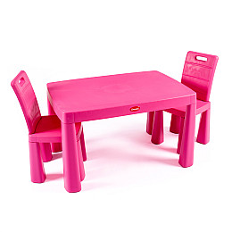 Комплект меблів Doloni Дитячий 3 предмети Рожевий (04680/3)