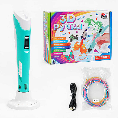 Дитяча 3D ручка 4FUN Game Club USB Blue (154149)