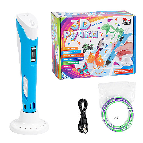 Дитяча 3D ручка 4FUN Game Club USB Blue (154148)