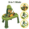 Детский столик с проектором San Jia Le Hai Block Table 38.5 х 29 х 19 см Green (156047)