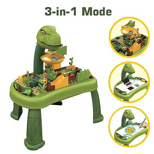 Детский столик с проектором San Jia Le Hai Block Table 38.5 х 29 х 19 см Green (156047)