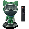 Ночник звездного неба Космическая собака Nebula Dog Projector с пультом Green