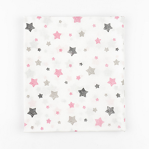 Пеленка для младенца Dexter’s pink stars 95х85 см Разноцветный