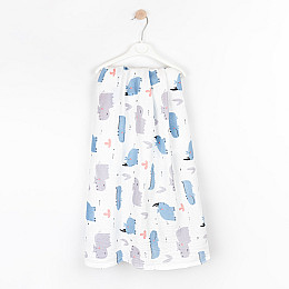 Пеленка Dexter’s hippopotamus 125х75 см Разноцветный