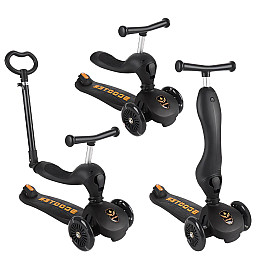 Самокат трансформер 3в1 A1 Scooter Чорний