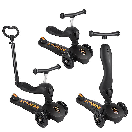 Самокат трансформер 3в1 A1 Scooter Черный