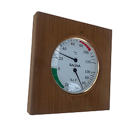 Термометр для бані та сауни PRO ТЕРМО №13 Коричневий (433342)