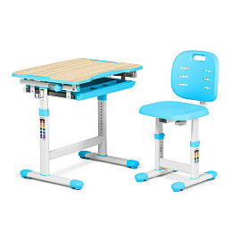 Детский комплект мебели FunDesk Piccolino III Голубо-белый (1187324775)