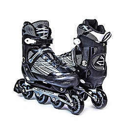 Раздвижные ролики Scale Sports Adult Skates 41-44 XL LF 935 Черно-белый