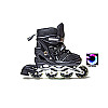 Роликовые коньки детские раздвижные 29-33 Superpower Black PU Черный