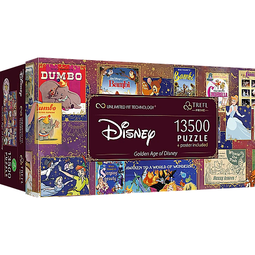 Пазлы Trefl Золотая коллекция Disney 13500 элементов серии Безграничная коллекция 199х138 см Разноцветный 81026