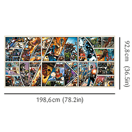 Пазли Trefl Месники Marvel 9000 елементів серії Безмежна колекція 199х93 см Різнокольоровий 81023
