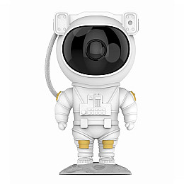 Проектор зоряного неба з пультом і таймером Astro Астронавт Білий (411302109)