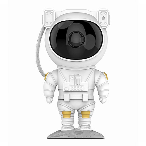 Проектор зоряного неба з пультом і таймером Astro Астронавт Білий (411302109)
