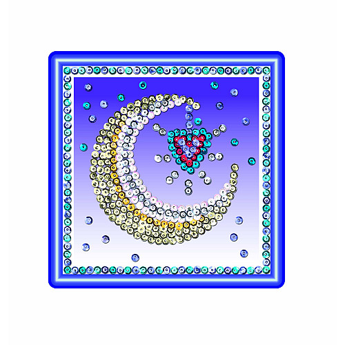 Набор для детского творчества Sequin Art SEASONS Космос Солнце Луна и звезды