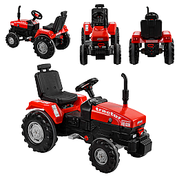 Трактор с педалями большой Pilsan 102х54х66 см Красный (104612)