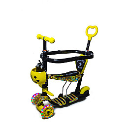 Самокат Scale Sports Божья коровка 5в1 Жовтий (813289254)
