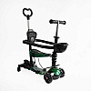 Самокат Best Scooter 5в1 Чорно-зелений (163312)