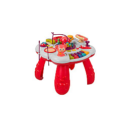 Игровой музыкальный столик Bibi Inn 60х16х44 см Красный (103088)