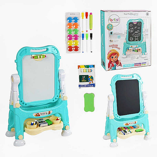 Мольберт детский TK Union Group Artist Drawing Board 49х30х67 см Голубой (93782)