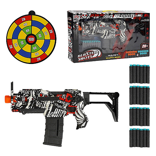 Автомат KAI LI TOYS Blaster Shots 20 патронів Різнокольоровий (159784)