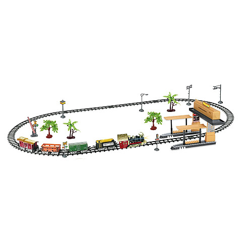 Железничні пригоди WToys 58х8х52 см Різнокольоровий (164182)