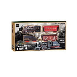 Железна дорога Yufeng Vintage Model Train 21 елемент Різнокольоровий (141427)