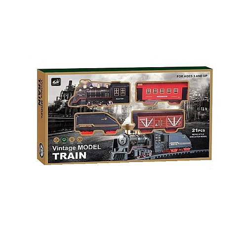 Железная дорога Yufeng Vintage Model Train 21 элемент Разноцветный (141427)
