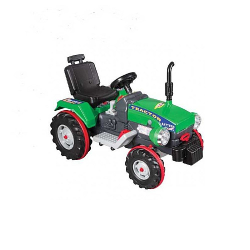 Трактор Pilsan 12V 66х102х54 см Зеленый (158883)