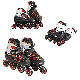 Ролики Best Roller L 39-41 Чорно-червоний (166589)