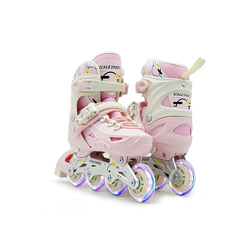 Ролики Scale Sports 34-38 Розовый (1461726391)