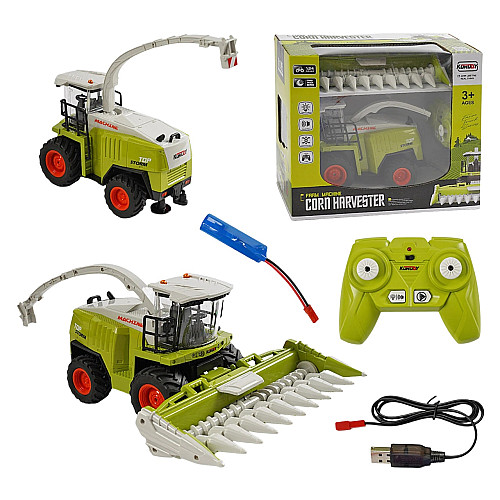 Комбайн на радіоуправлінні Korody 3.7 V 2.4GHz USB Зелений (158760)