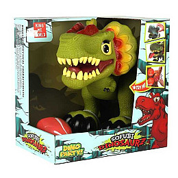 Інтерактивна іграшка King me world Динозавр 28х19х23 см Зелений (160483)