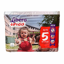 Подгузники-трусики Libero UP&GO 5 10-14 кг 42 шт