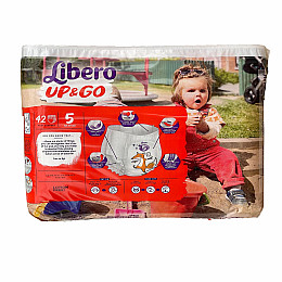 Подгузники-трусики Libero UP&GO 5 10-14 кг 42 шт