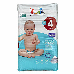 Подгузники Mamia Premium 4 8-14 кг 80 шт