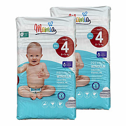 Подгузники Mamia Premium 4 8-14 кг 160 шт 2 уп