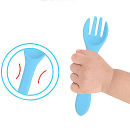 Дитяча вилка 2Life Y9 Голубий v-12290