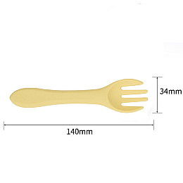 Дитяча вилка 2Life Y11 Жовтий v-12293