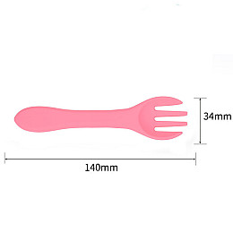 Дитяча вилка 2Life Y14 Рожевий v-12296