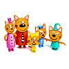 Игровой набор Три кота 5 фигурок Разноцветный (N-72)