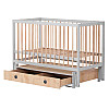 Кроватка детская София 120х60 см Серо-коричневый (143650)