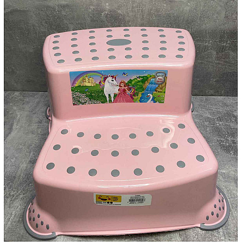 Подставка-лавочка детская Irak Plastik CM-520 Розовый