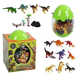 Ігровий набір динозаврів Yufeng 9 шт Різнокольоровий (152889)