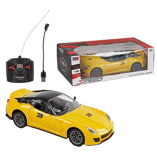 Радіоуправляєма машина RC Toys 1:16 Жовтий (139715)