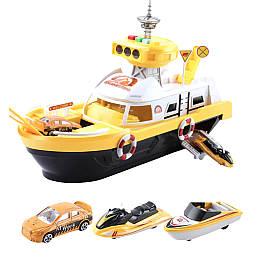 Игровий набір Six-Six Zero Корабель 1:64 Жовтий (160687)