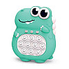 Портативный Поп ит Pop It Pro динозавр электронный 5 режимов Зелёный (874)