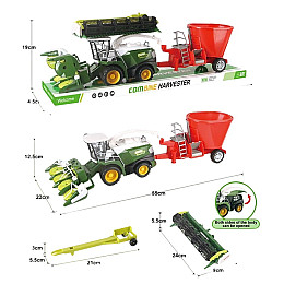 Детский комбайн Yufeng 54х22х12,5 см Разноцветный (153368)
