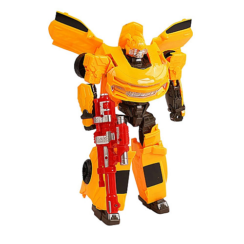 Іграшковий трансформер Yufeng Mecha Warrior 28 см Оранжевий (145574)